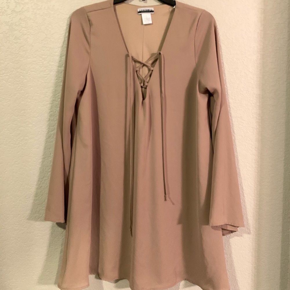 Tie top dress dress